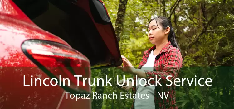 Lincoln Trunk Unlock Service Topaz Ranch Estates - NV