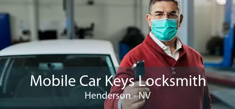 Mobile Car Keys Locksmith Henderson - NV